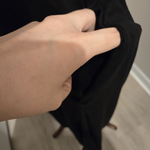 Avenue NWT Black Button-Down Midi Dress - Picture 7 of 8